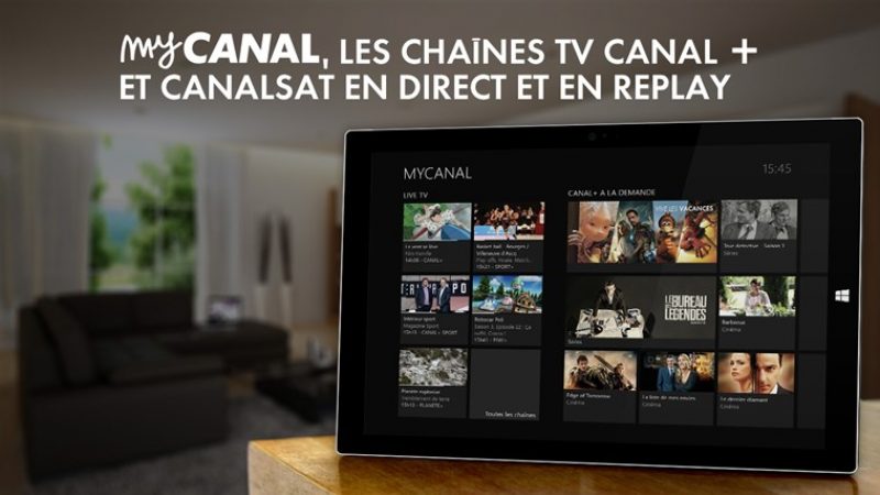 Nouvelle version de myCanal pour Windows Phone, avec de nouvelles fonctionnalités