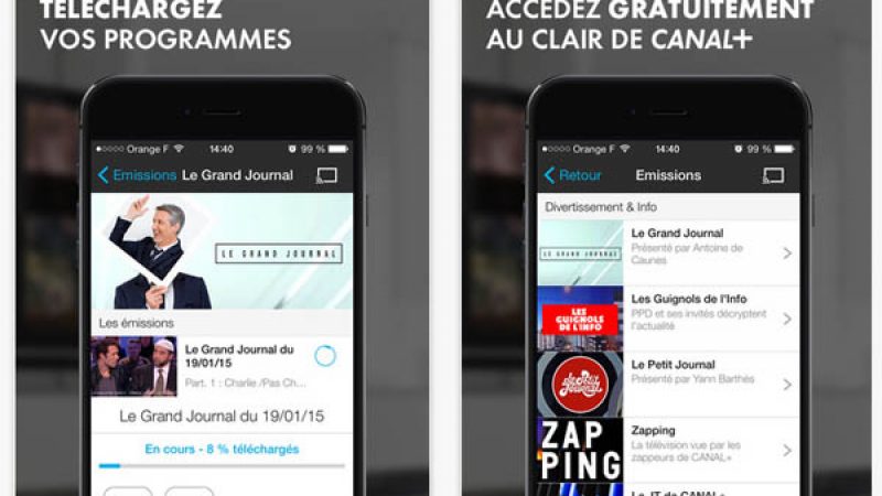 Nouvelle mise à jour de myCanal sur iOS, mais le mirroring via Airplay n’est encore pas fonctionnel avec la Freebox Révolution