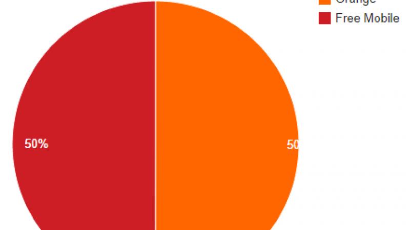 Free Mobile Netstat : la barre des 50 % des connexions sur le réseau propre est franchie