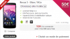 Free Mobile : un nouveau téléphone 4G débarque sur la boutique, le Nexus 5