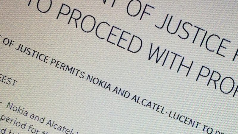 La justice US donne son feu vert à Nokia et Alcatel-Lucent