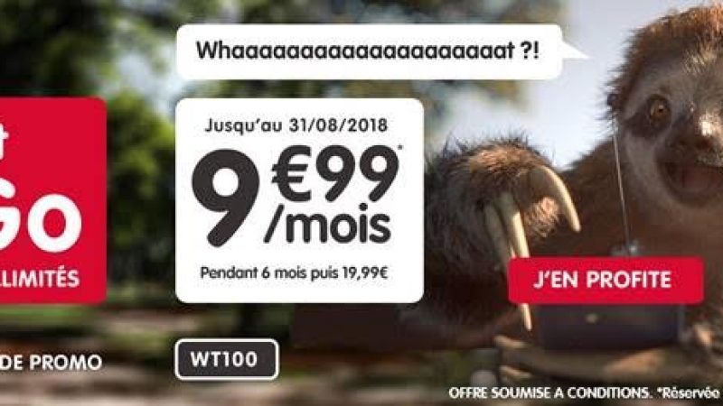 NRJ Mobile lance une nouvelle promo, avec un forfait 100Go à 9,99€/mois mais uniquement durant 6 mois