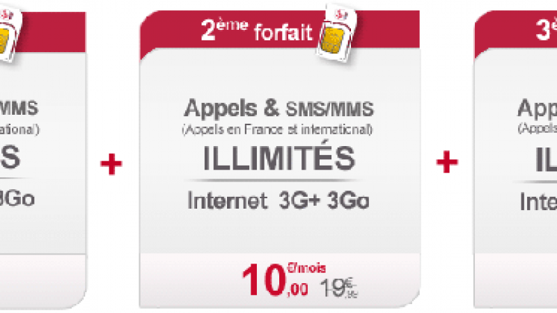 Virgin Mobile fait mieux que Free ? 10 euros par mois dès le 2ème forfait !