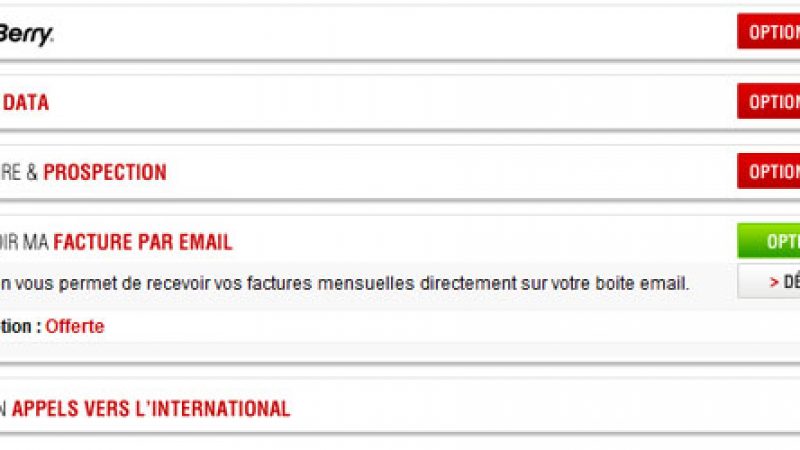Nouvelle option dans l’espace abonné Free Mobile : envoi de la facture par email