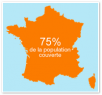 Comparatif de la couverture 3G/3G+/4G/4G+ de Free, Orange, SFR et Bouygues