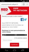 RED by SFR permet de changer le texte opérateur sur son mobile pour 0.99 euros
