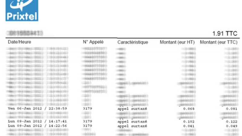 Prixtel facture les appels lors des demandes de portabilité