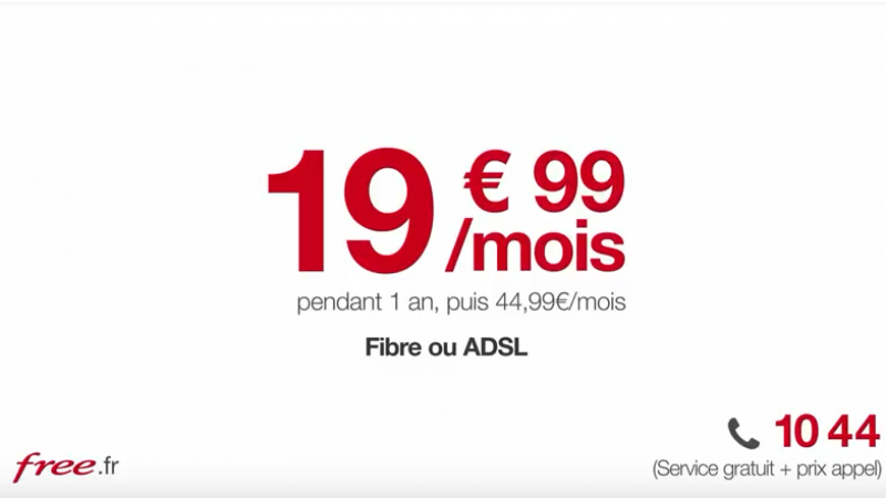 Découvrez les pubs TV de Free pour la nouvelle offre Freebox Révolution