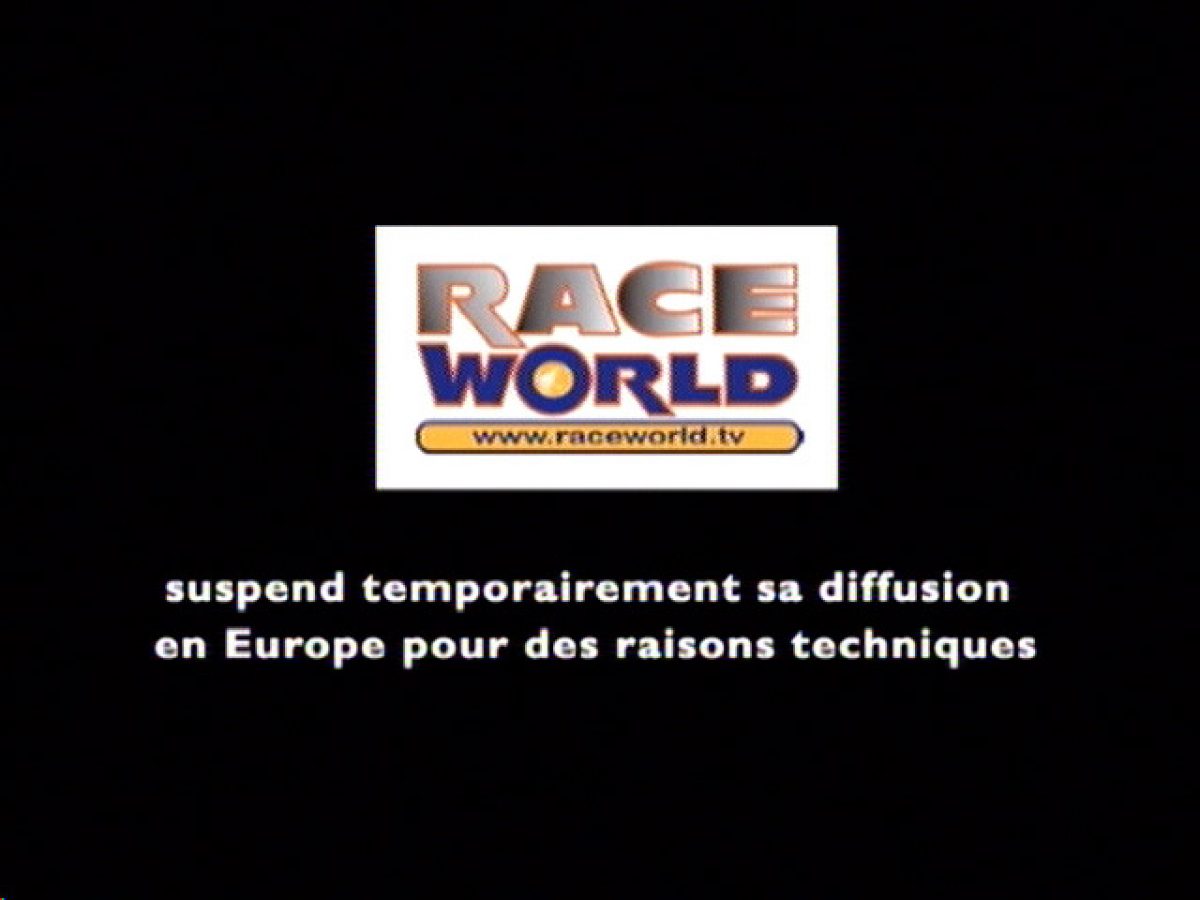 Raceworld TV suspendu temporairement
