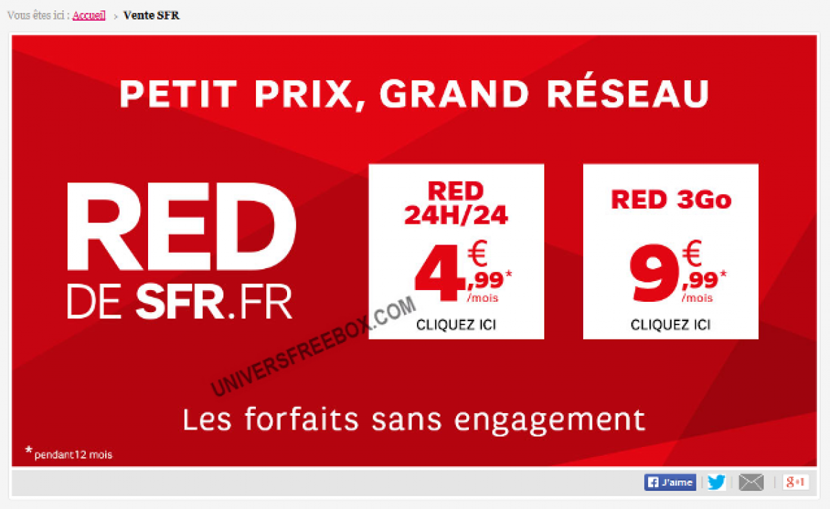 Showroomprive : découvrez en exclusivité les deux futures offres promotionnelles de RED (SFR)