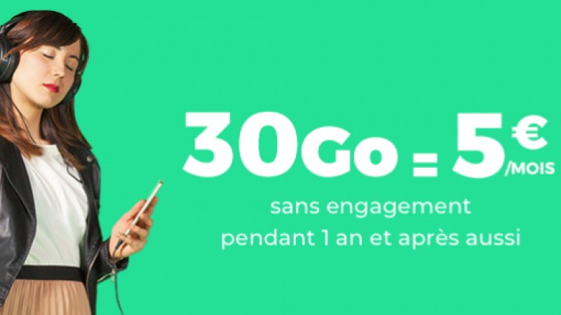 RED By SFR lance une offre 30 Go à 5€/mois à vie sur Showroom Privé