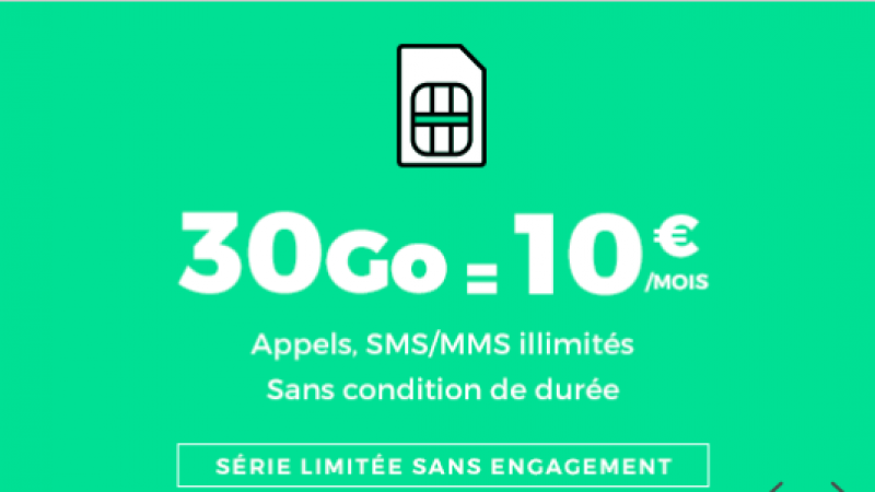 RED by SFR lance un forfait 30Go sur Showroom Privé