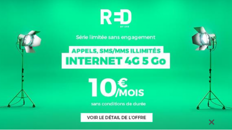 RED by SFR lance une nouvelle offre sur Showroom Privé