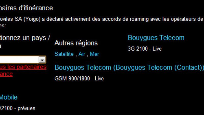 Free Mobile : premiers accords de roaming avec des opérateurs étrangers