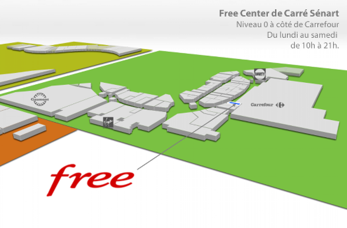 Ouverture demain du premier Free Center de Seine et Marne