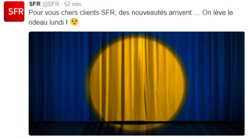 Conférence surprise du groupe Altice : SFR promet « des nouveautés » à ses clients.