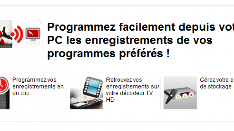 SFR lance son système d’enregistrement à distance