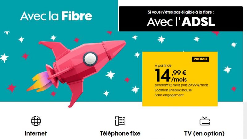 Sosh lance une nouvelle promo pour ses offres fibre et ADSL