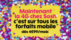 Sosh offre désormais la 4G et 50 Mo sur ses forfaits les moins chers