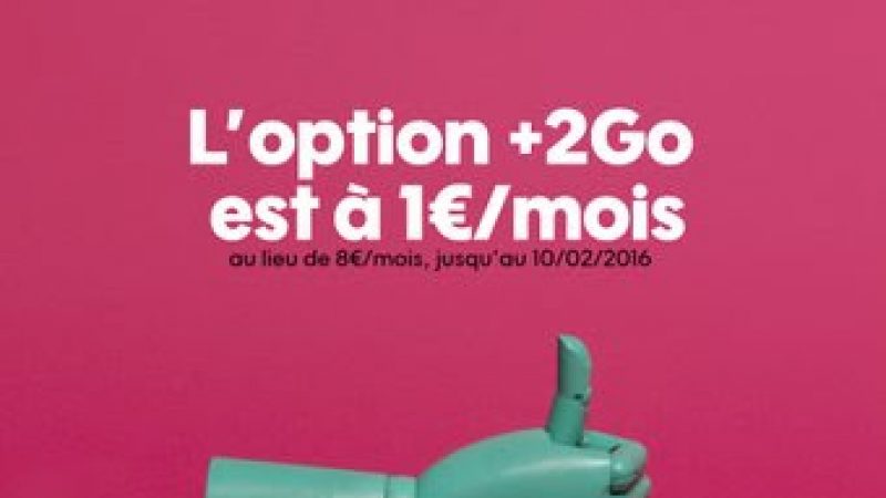 Sosh prolonge son offre pour bénéficier de 2Go supplémentaires à 1 euro