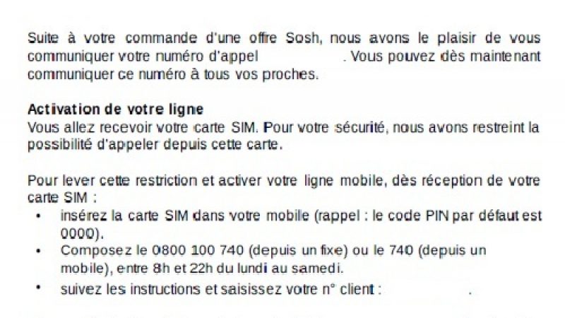 Sosh permet enfin de faire une inscription en ligne (ou presque)