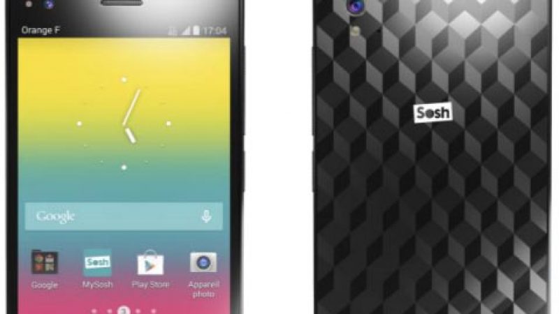 Sosh lance le « SoshPhone », un smartphone 4G low cost à sa marque