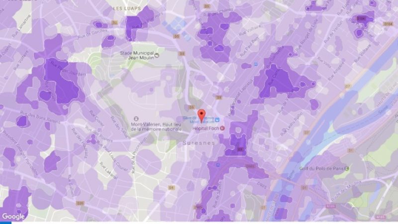 Couverture et débit 4G Free Mobile : Focus sur Suresnes