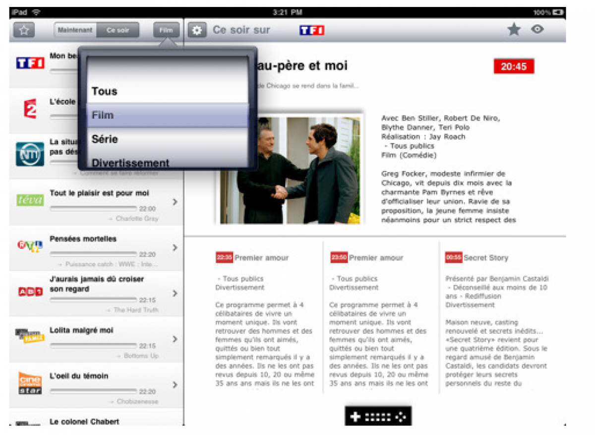 SurFreeboxTV : Mise à jour 2.0 de l’application iPad