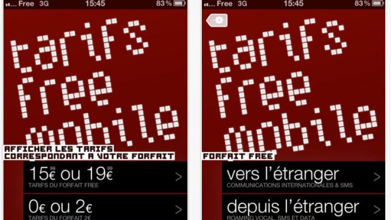 Tarifs Free Mobile : l’application iPhone pratique