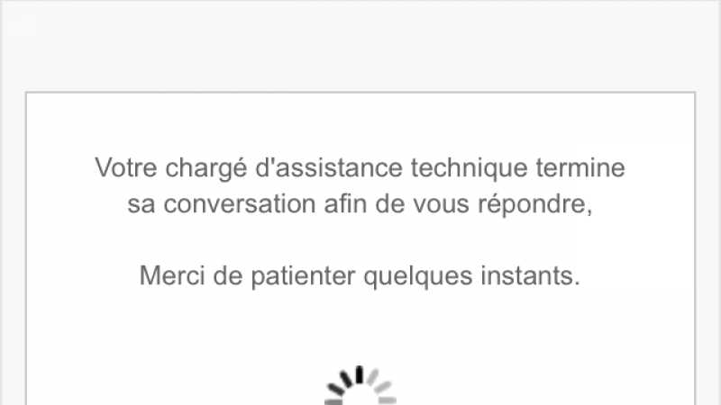 Le tchat de l’assistance de Free a légèrement évolué