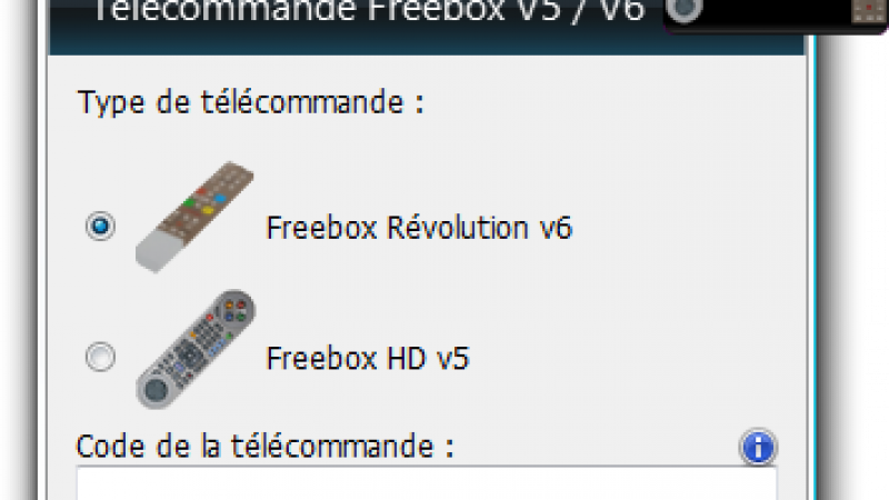 Gadget Windows : Une télécommande virtuelle pour la Freebox Révolution