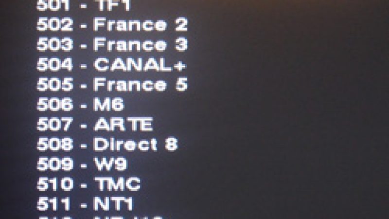 [Màj 2] Canal TNT HD accessible…