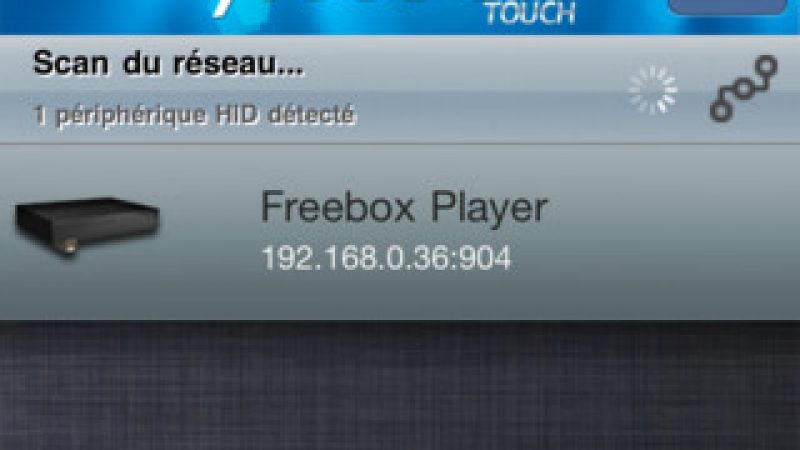 Freebox Touch : Une application trackpad pour le navigateur web de la Freebox Révolution