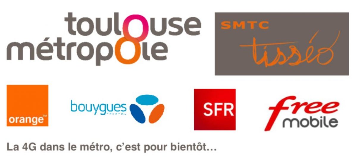 Free, Orange, SFR et Bouygues signent un accord pour apporter la 2G/3G/4G dans le métro toulousain