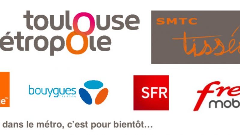 Free, Orange, SFR et Bouygues signent un accord pour apporter la 2G/3G/4G dans le métro toulousain