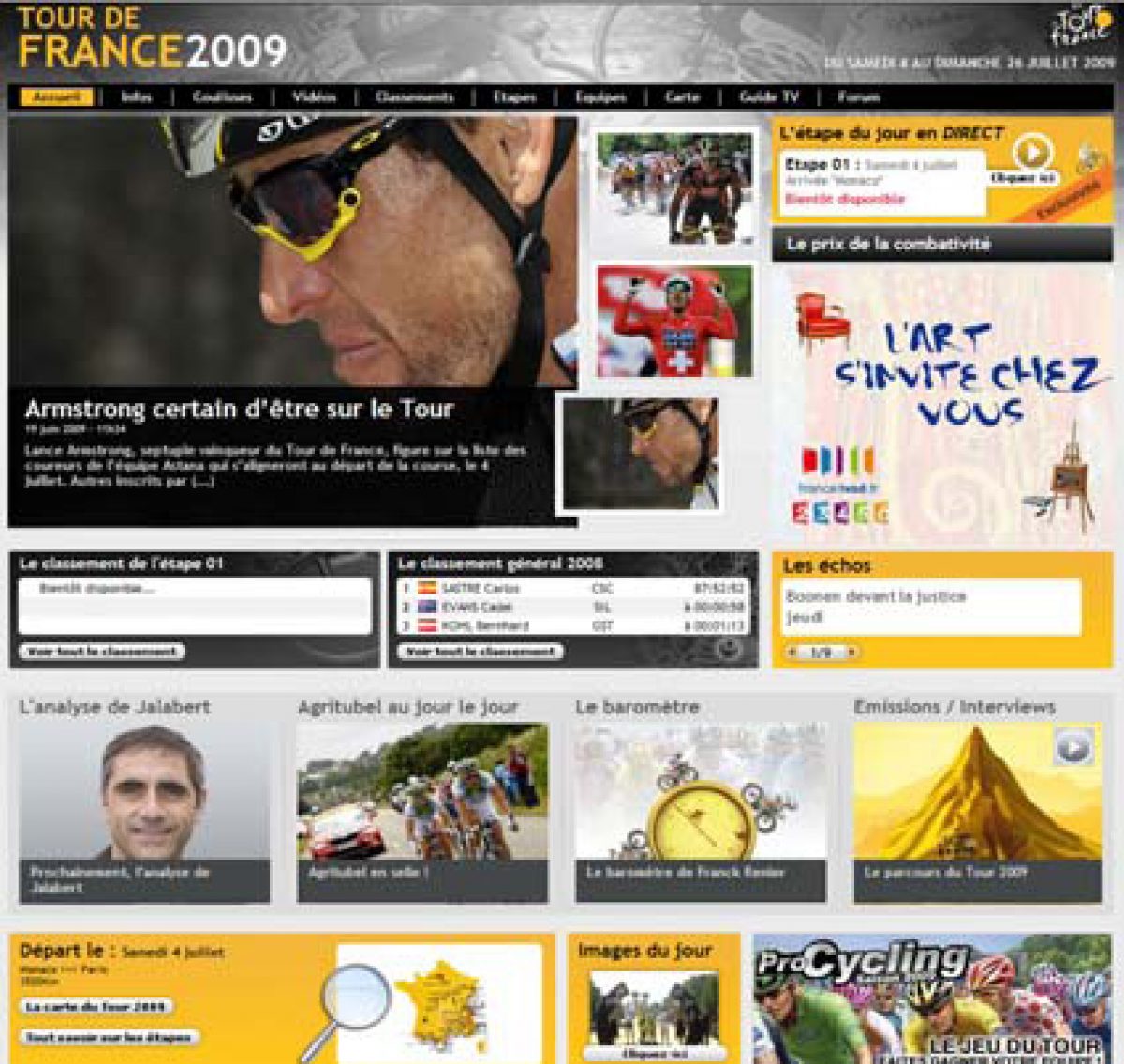 France 2 diffuse gratuitement le Tour de France, en direct et en Haute Définition sur Internet