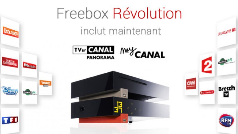 Freebox Révolution avec TV by Canal : toutes vos chaînes désormais accessibles dans toute l’Europe grâce à myCanal