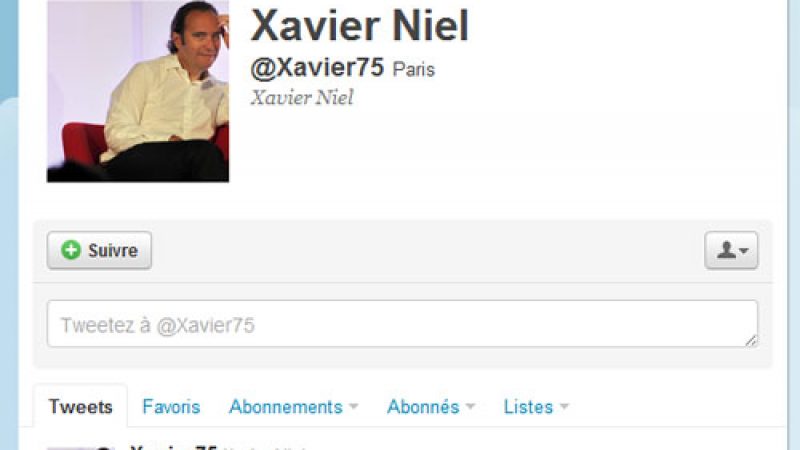 Xavier Niel publie un nouveau tweet