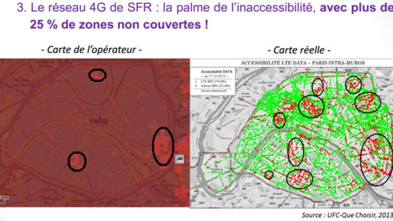 4G : L’UFC-Que Choisir dénonce la désinformation des opérateurs et dépose plainte contre Orange et SFR