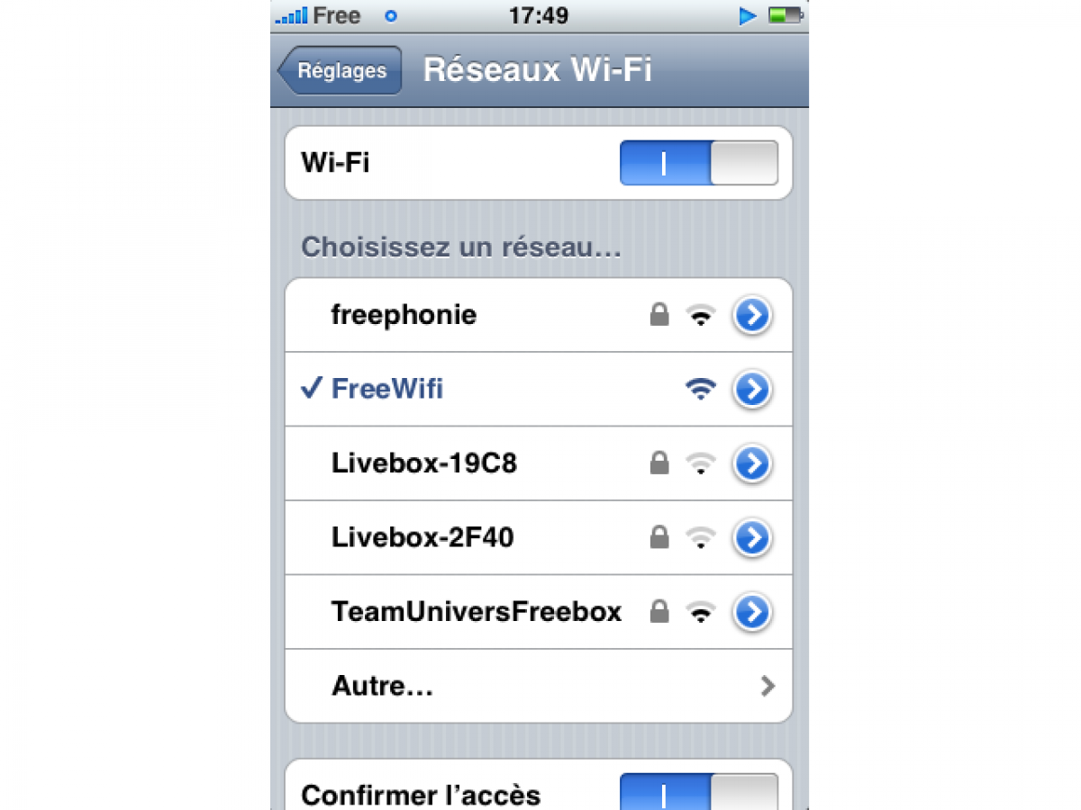 iPhone/Mobile/PC : Tutoriel pour utiliser le réseau FreeWiFi