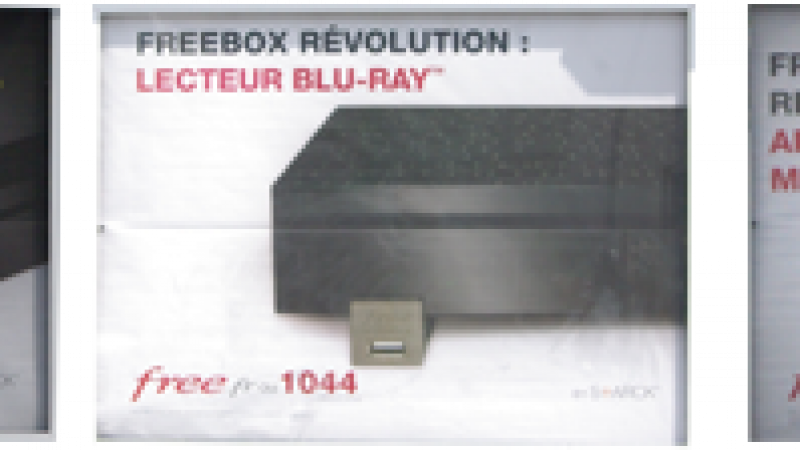 Free promeut les services de sa Freebox Révolution