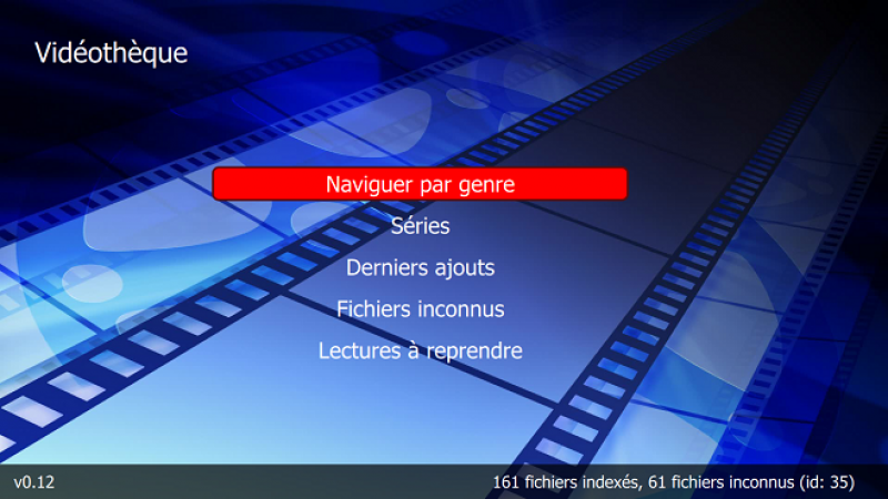 Vidéothèque en préparation pour gérer vos films et séries sur Freebox Révolution