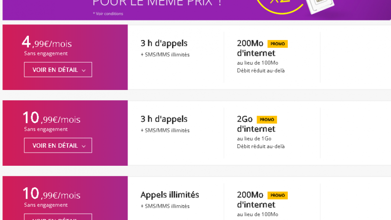 Virgin Mobile annonce une promo qui double la data pour ses nouveaux clients