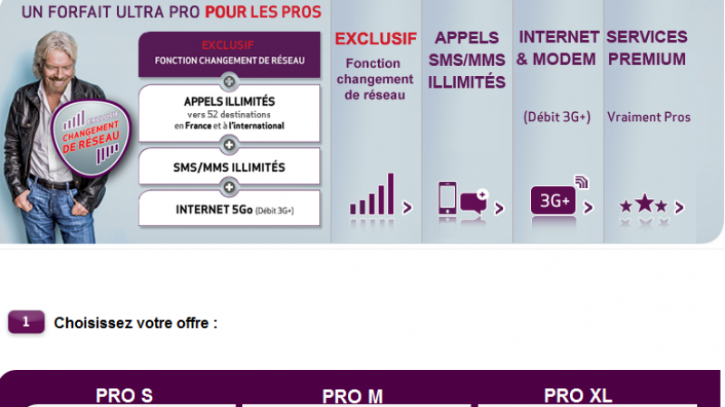 Virgin Mobile se lance dans les offres “Pro”