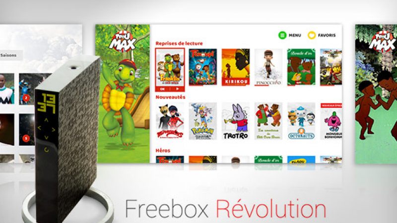 Le service TFOU MAX sur la Freebox Révolution fait peau neuve