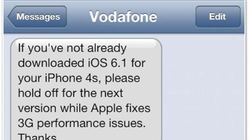 Free Mobile : La 3G dans les choux avec votre iPhone 4S ? La faute à iOS 6.1