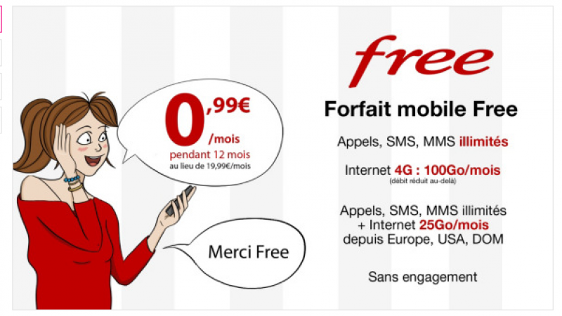 Le bug de facturation pour certains abonnés à l’offre Free Mobile à 0,99€ est en cours de correction et le remboursement aussi