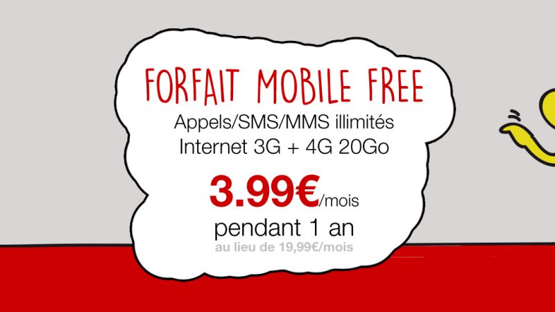 Vente-Privée : dernier week-end pour profiter du forfait mobile Free à 3.99€/mois