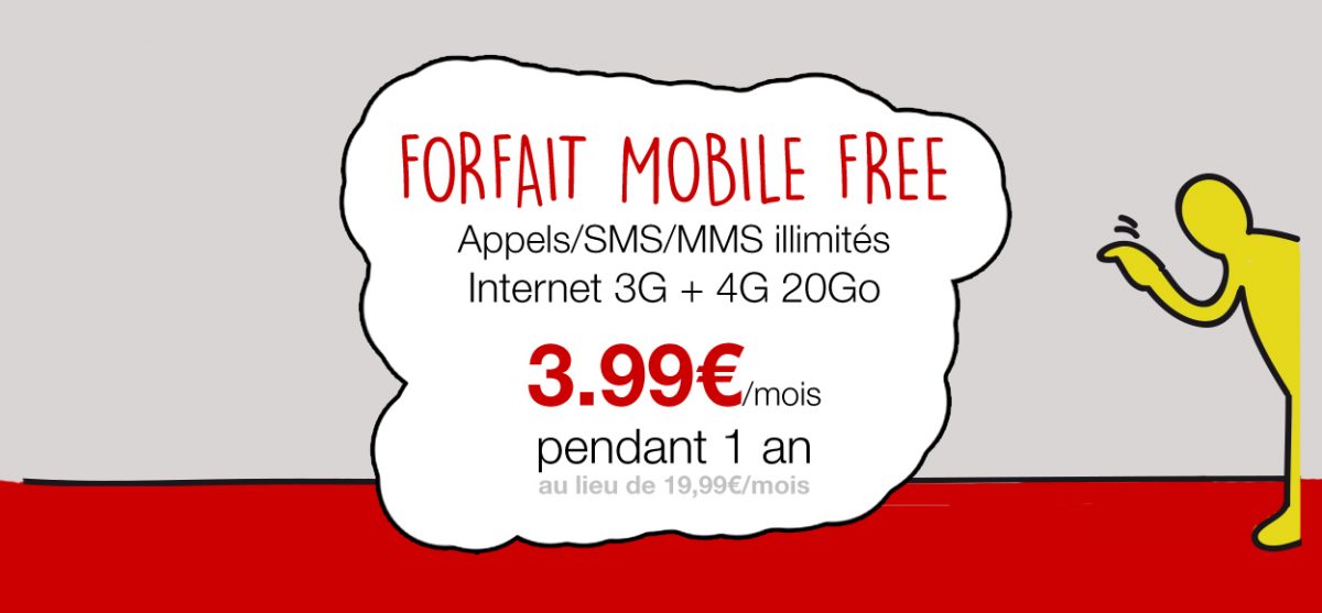 Vente-Privée : dernier jour pour profiter du forfait mobile Free à 3.99€/mois