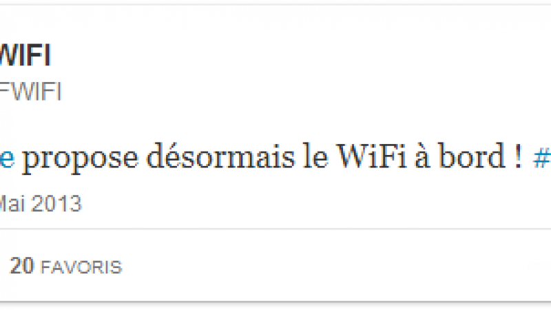 Air France commence à commercialiser le Wifi long courrier